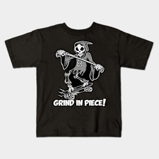 Grind In Piece Kids T-Shirt